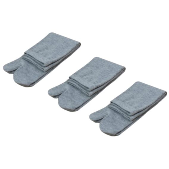 Lot de 3 paires de tabi grises