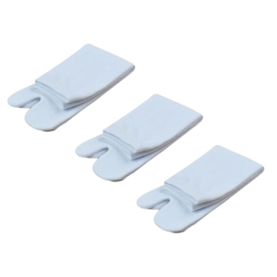 Lot de 3 paires de tabi blanches